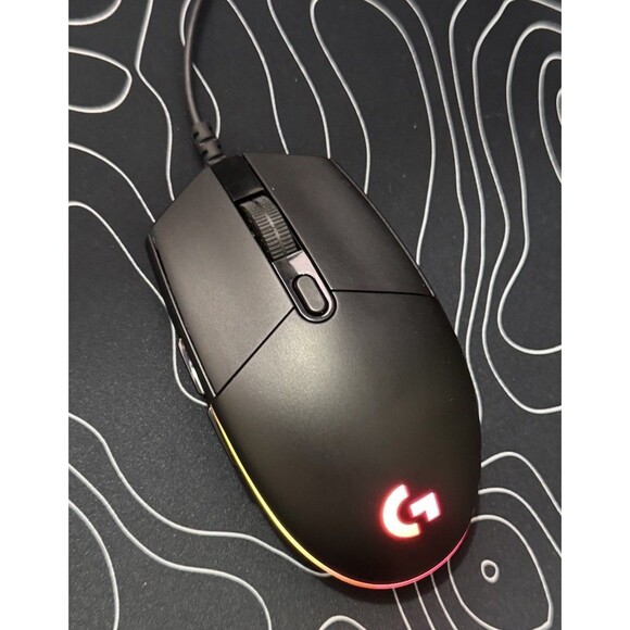 Logitech G203 Lightsync Wired Optical Gaming Mouse - Black - Picture 3 of 7